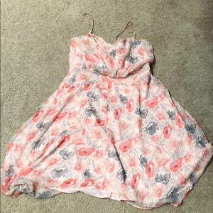 Banana Republic Pink Floral Dress Size 12P
